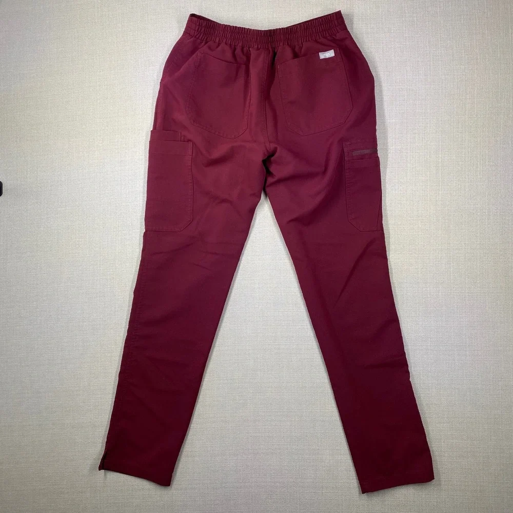 FIGS Technical Collection Maroon Scrub Pants XS